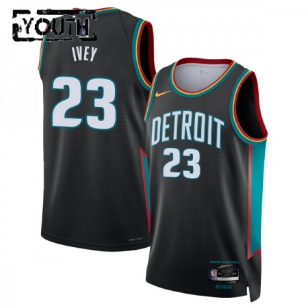 Camiseta Niños Detroit Pistons Jaden Ivey 2025-26 Nike City Edition Negro Swingman Camiseta Niños Detroit Pistons Jaden Ivey 2025-26 Nike City Edition Negro Swingman